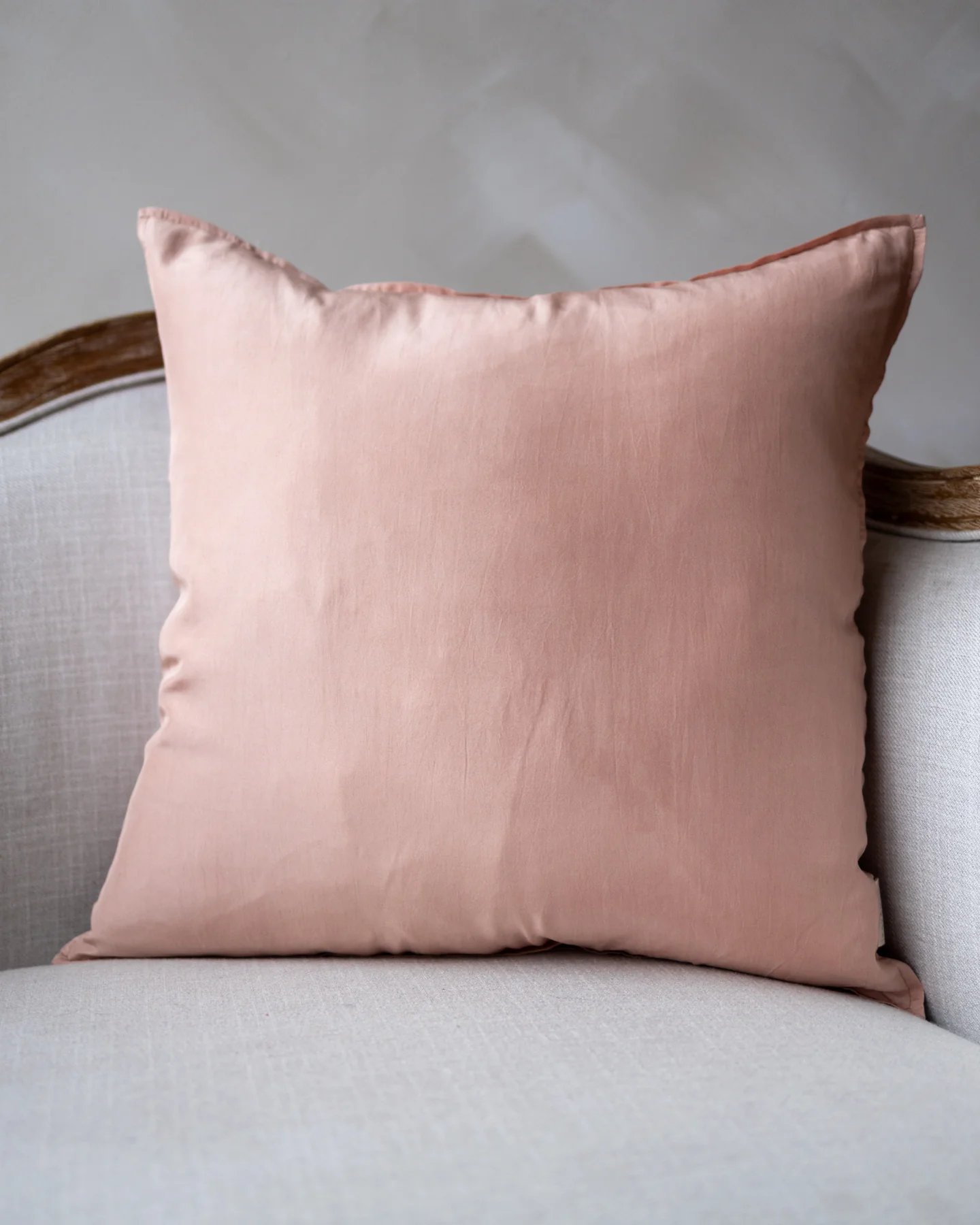 Ana Organic Silk Throw Pillow - Image 2
