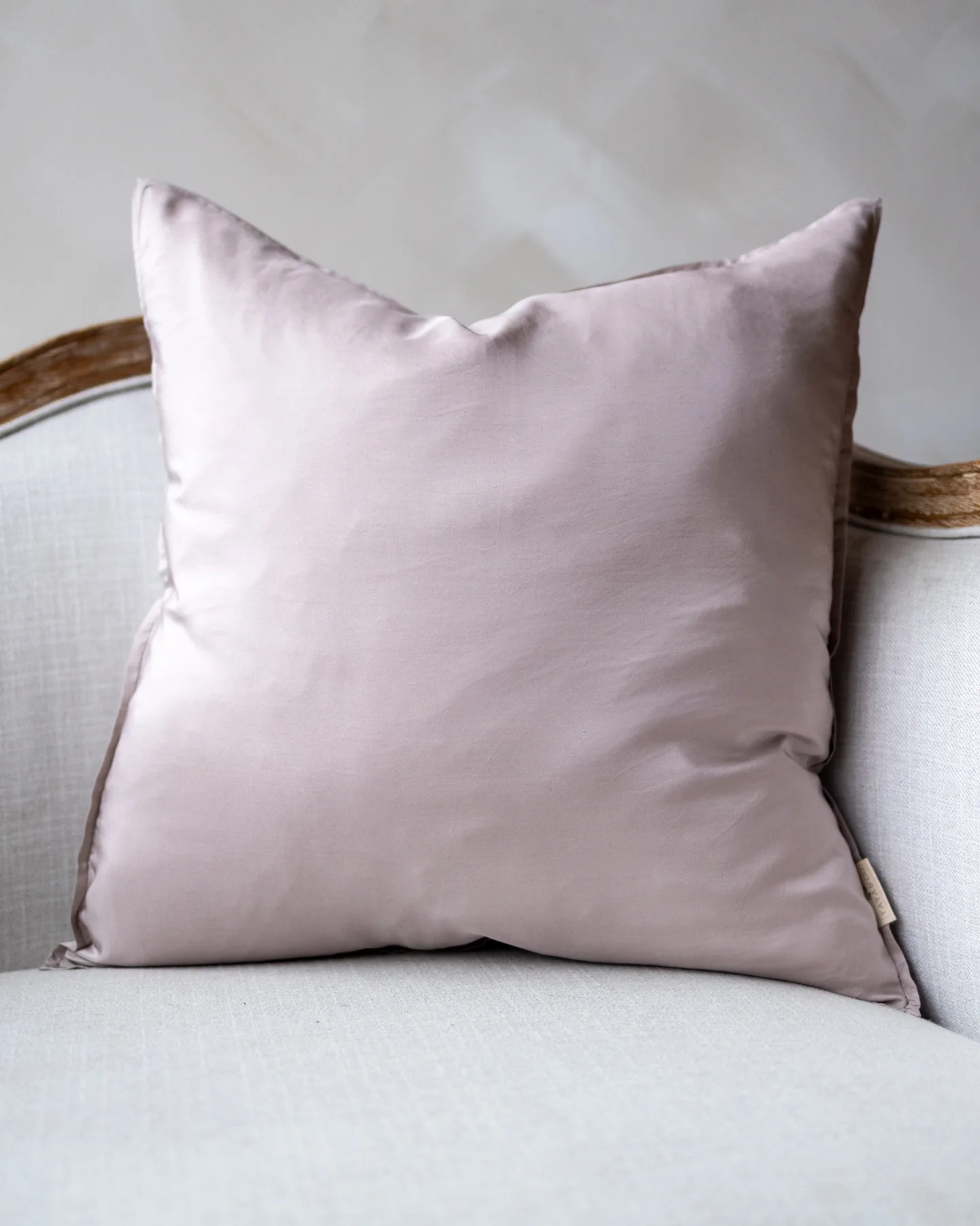 Ana Organic Silk Throw Pillow - Image 4