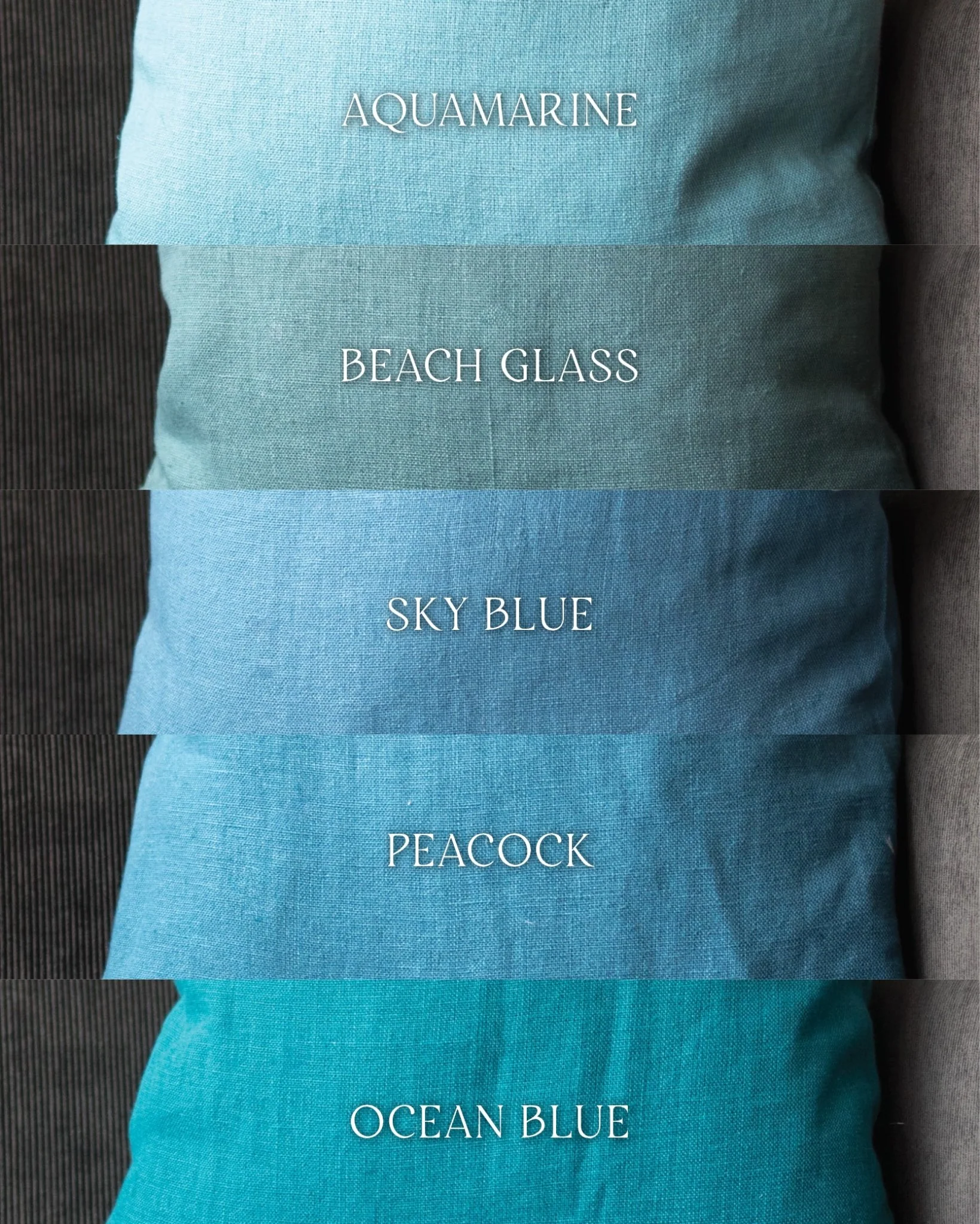 Chiara Organic Linen Throw Pillow - Image 10
