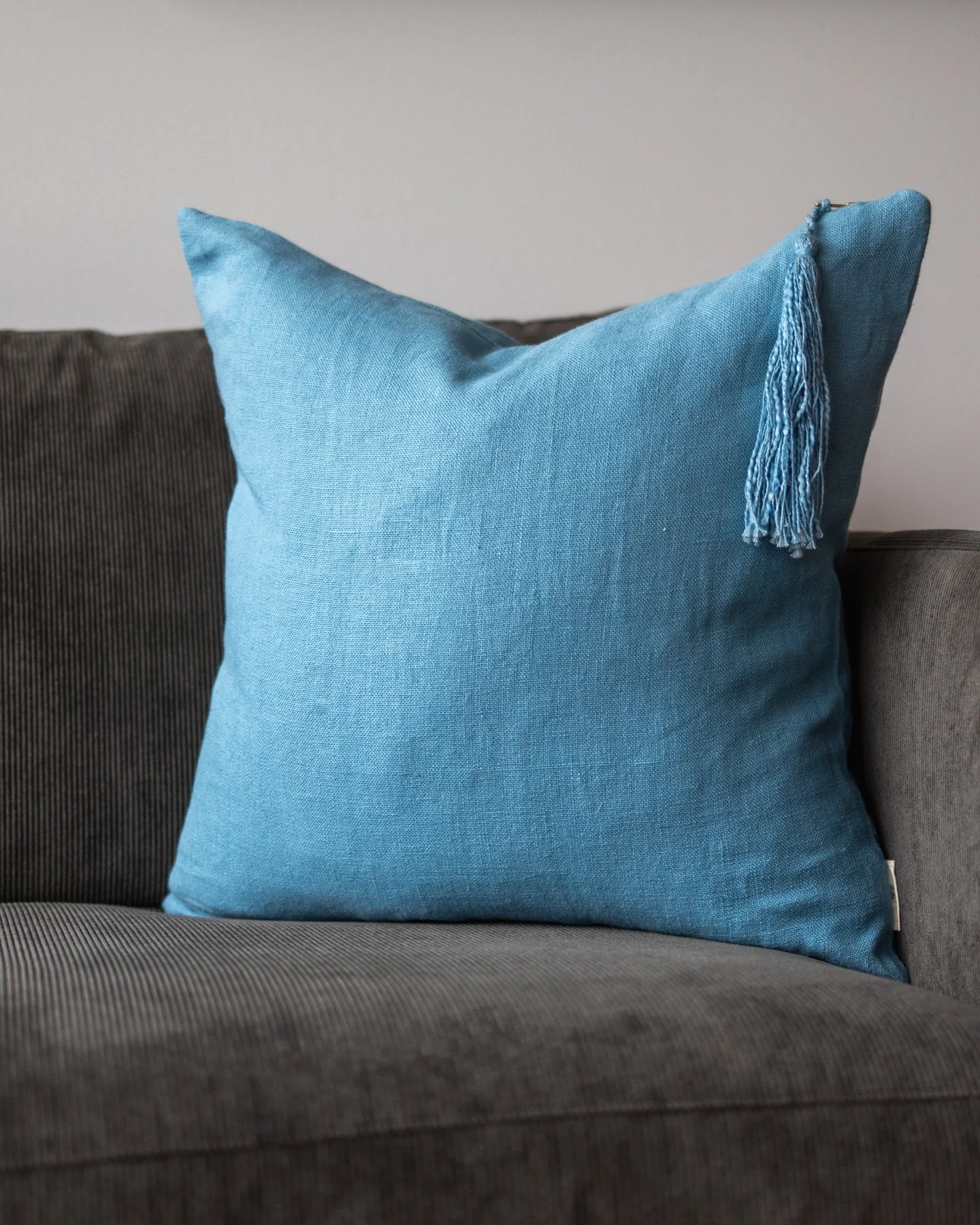 Chiara Organic Linen Throw Pillow - Image 7