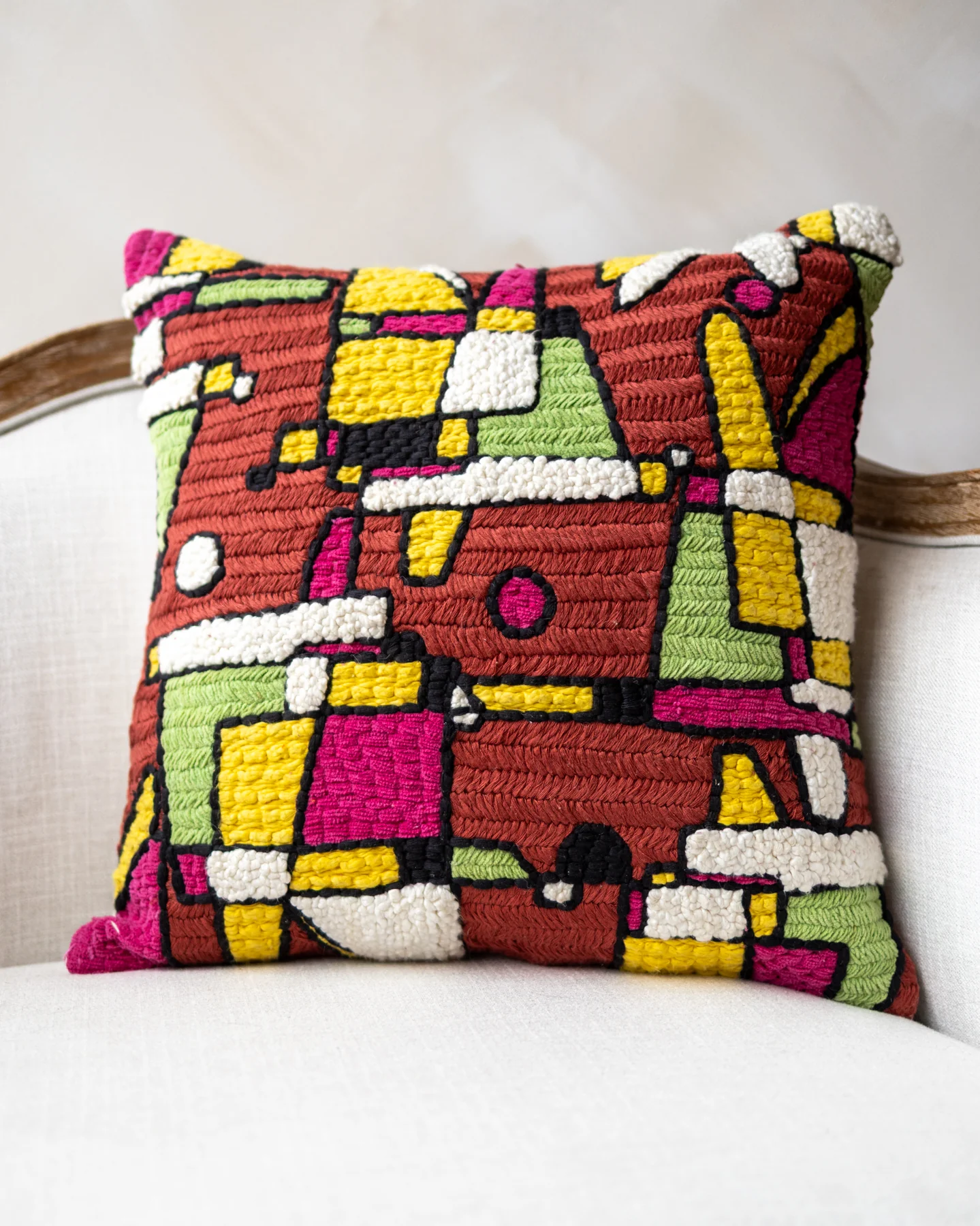 Drew Organic Cotton Throw Pillow $150 Today Only - Image 3