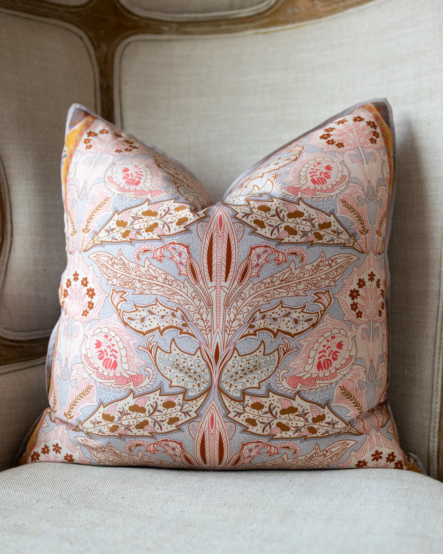 Hope Organic Silk Throw Pillow