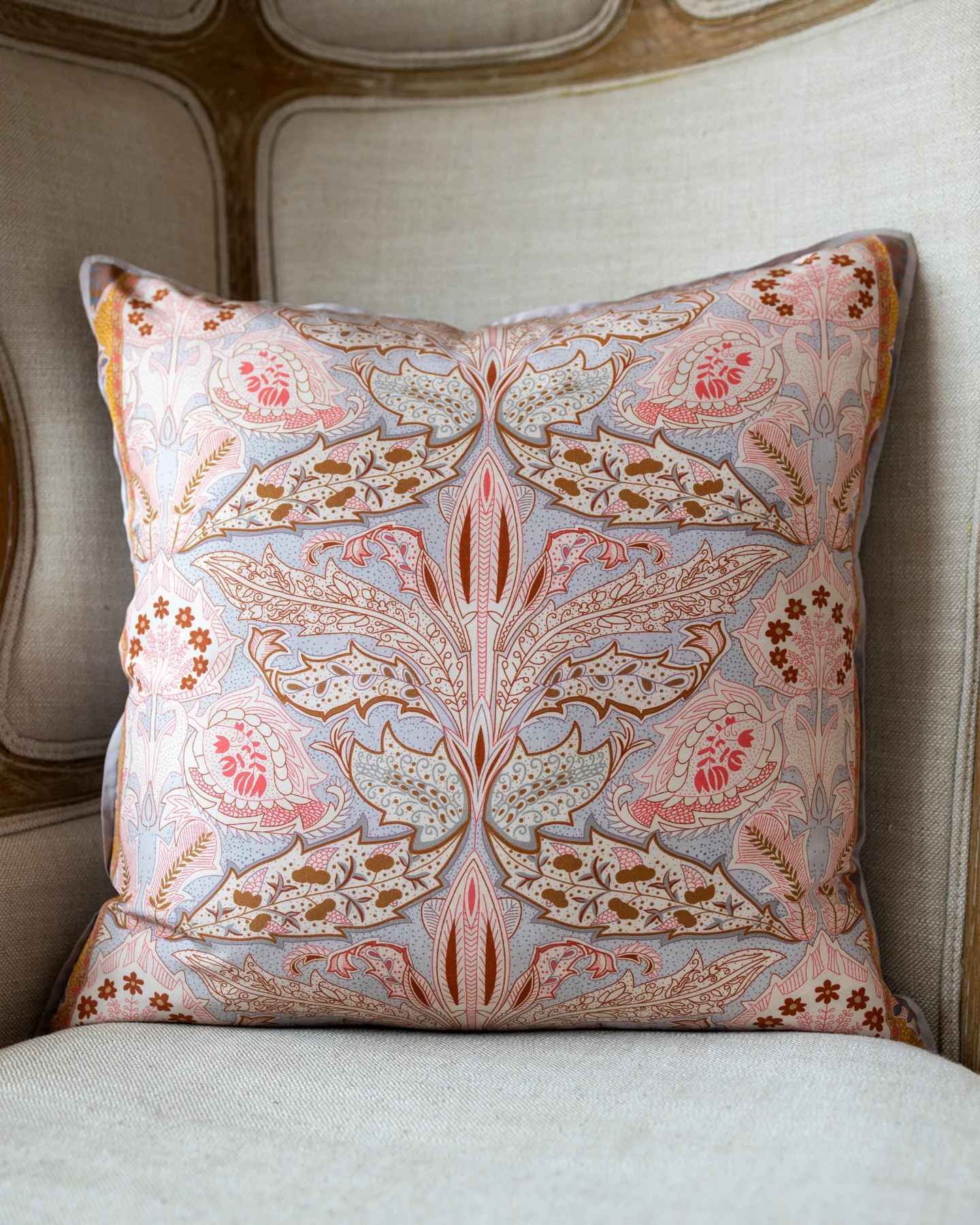 Hope Organic Silk Throw Pillow - Image 3