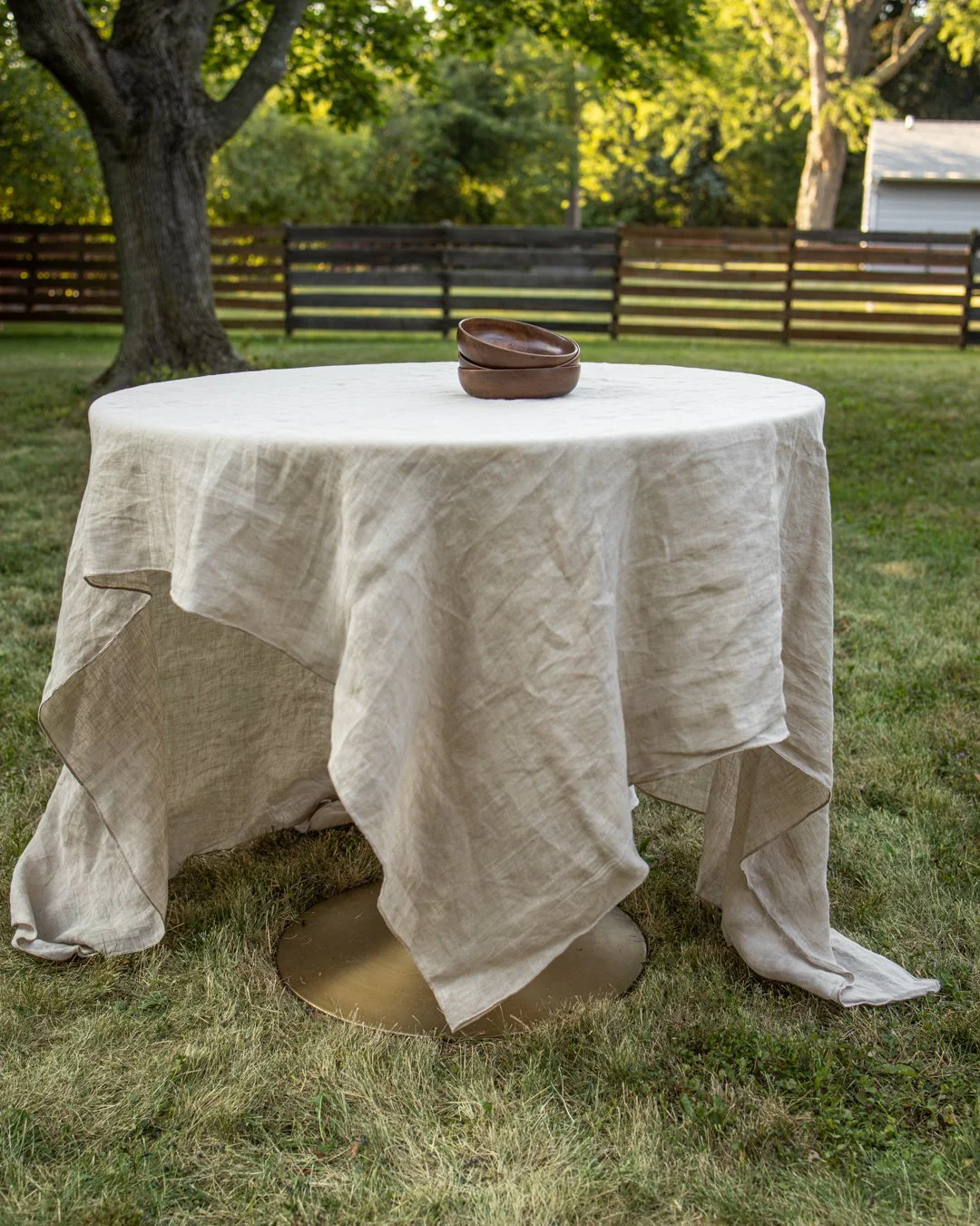Gigi Organic Linen Tablecloth