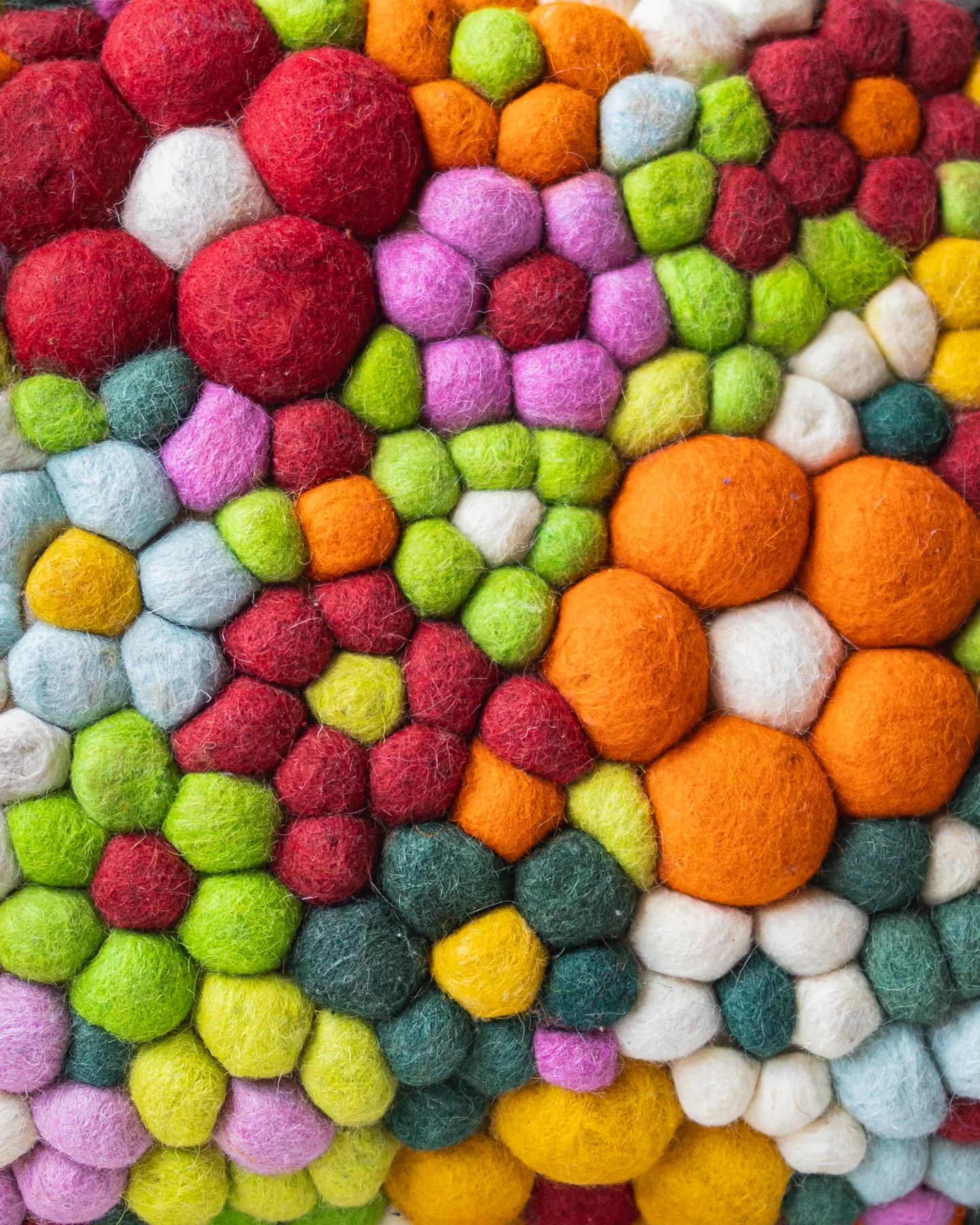 Lolly Organic Wool Abstract Throw Pillow - Image 2