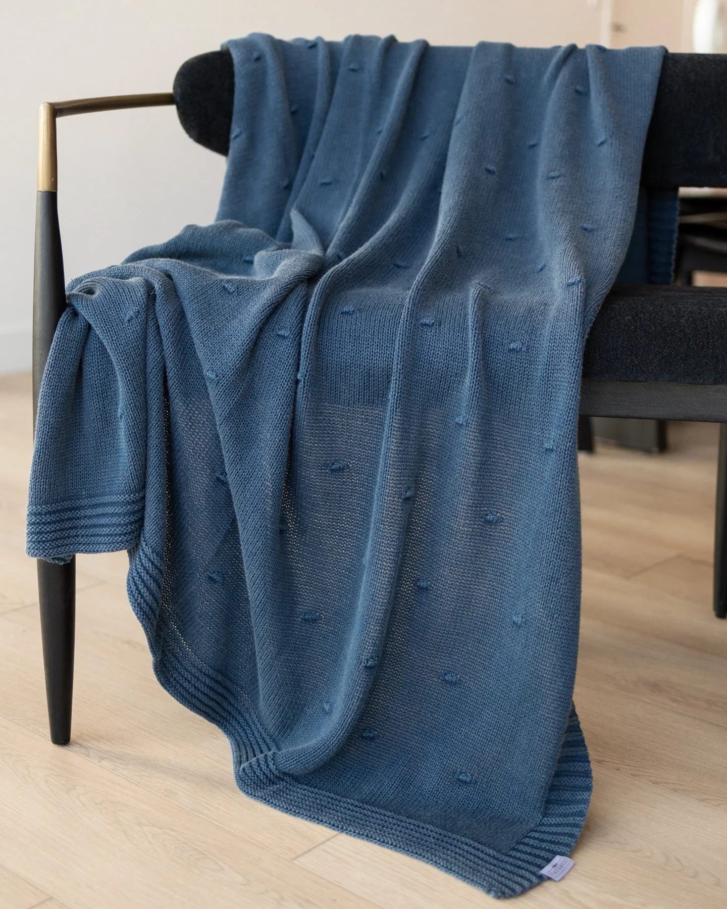 Maverick Organic Cotton Knit Throw Blanket - Image 2