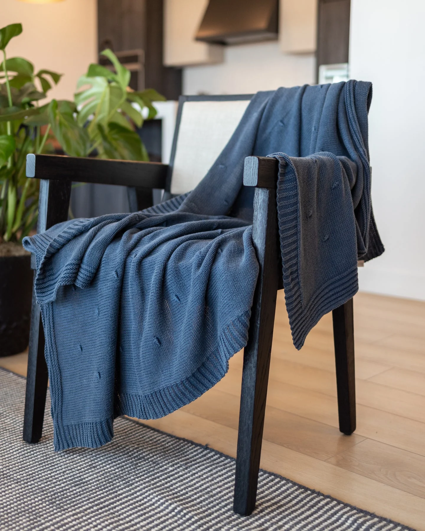 Maverick Organic Cotton Knit Throw Blanket - Image 3