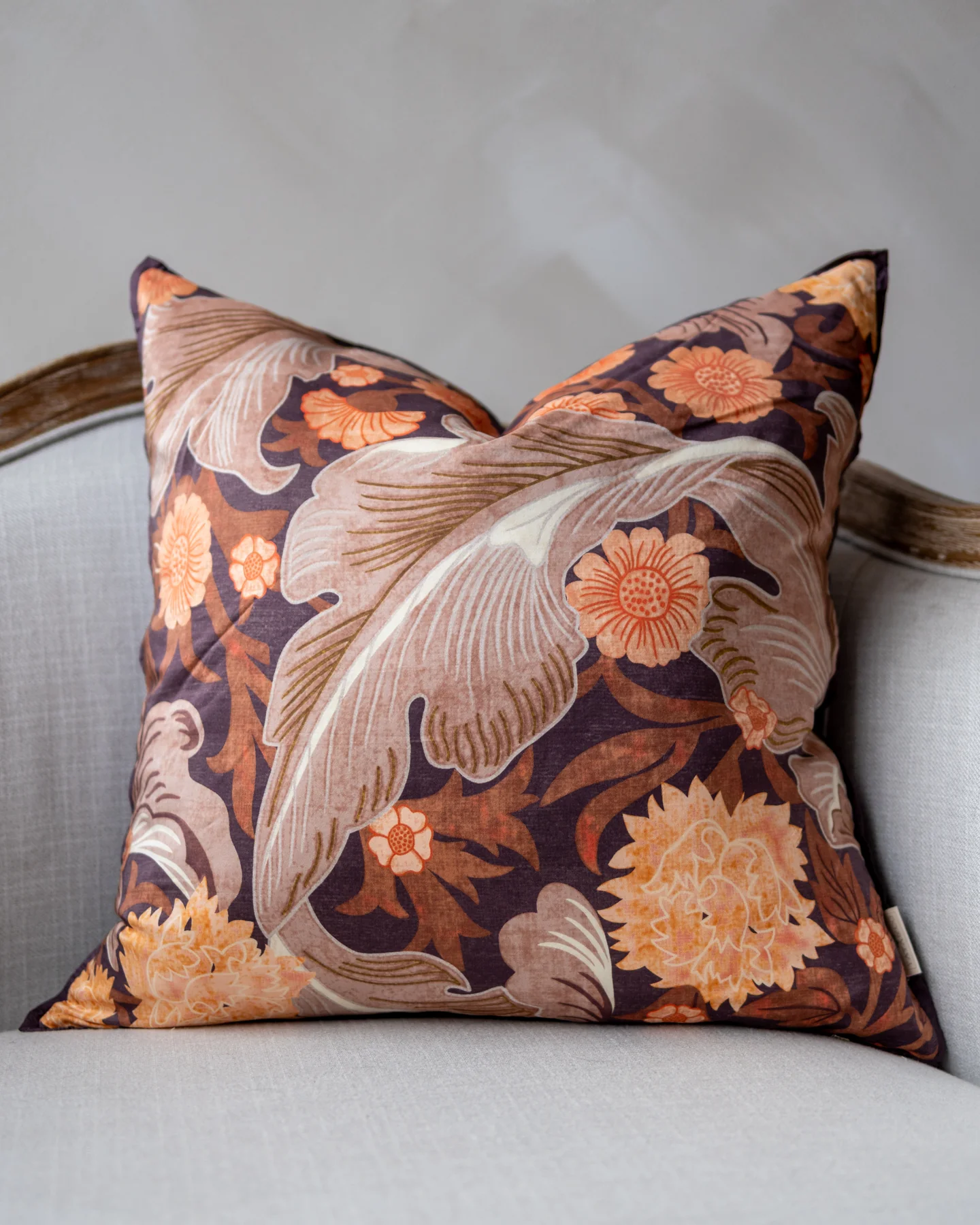 Melody Organic Silk Throw Pillow