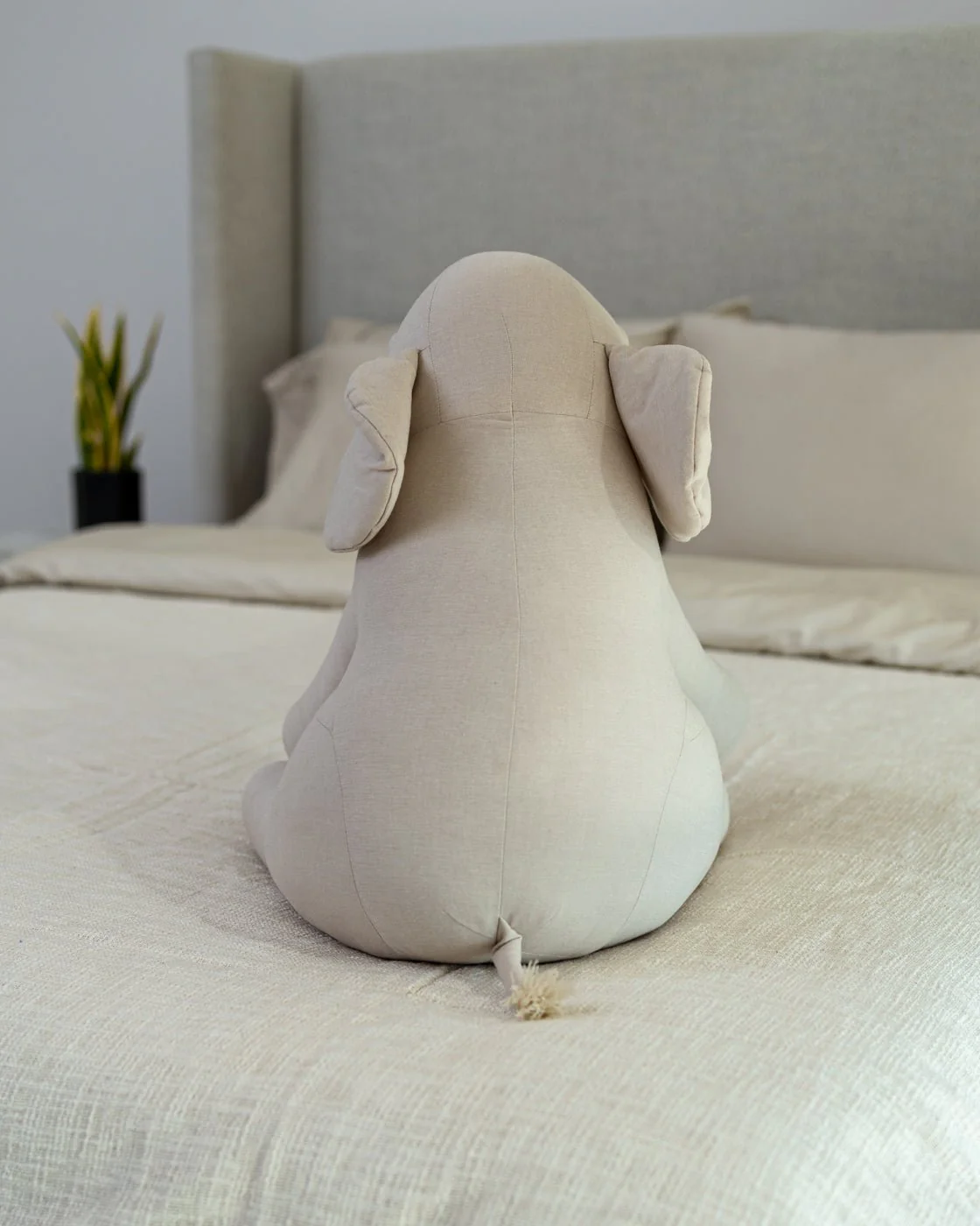Organic Cotton Elephant Pillow - Image 3