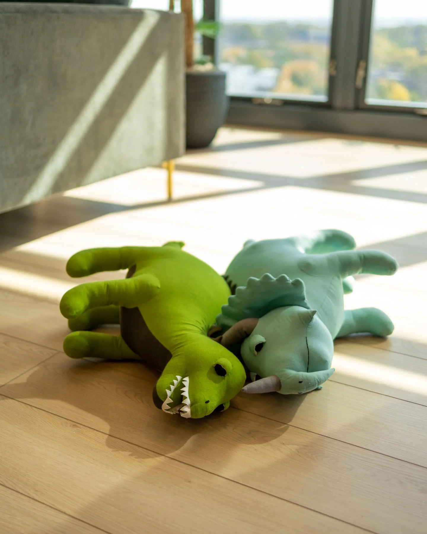 Organic Cotton T-Rex Dinosaur Pillow - Image 5