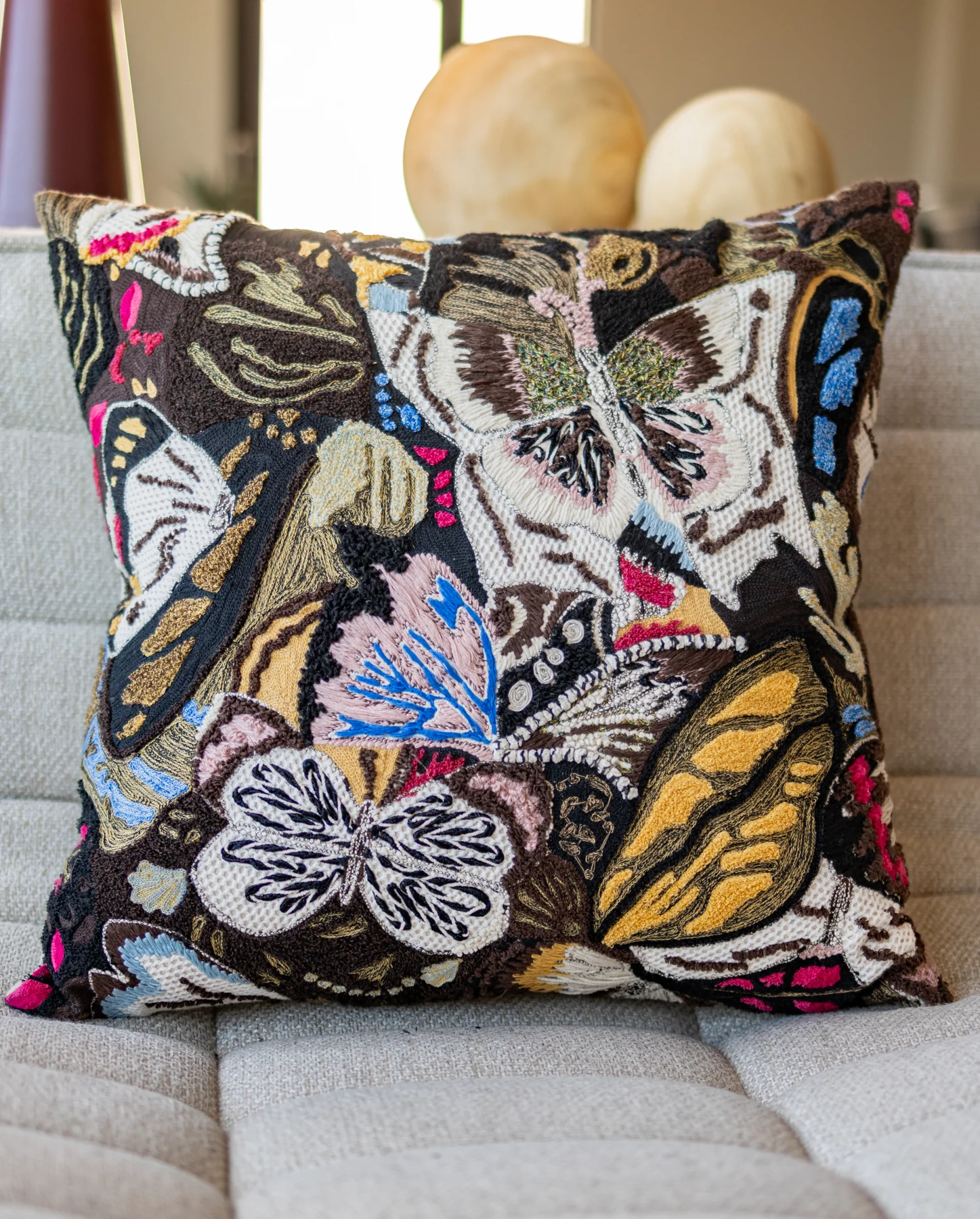 Phoebe Organic Cotton Throw Pillow