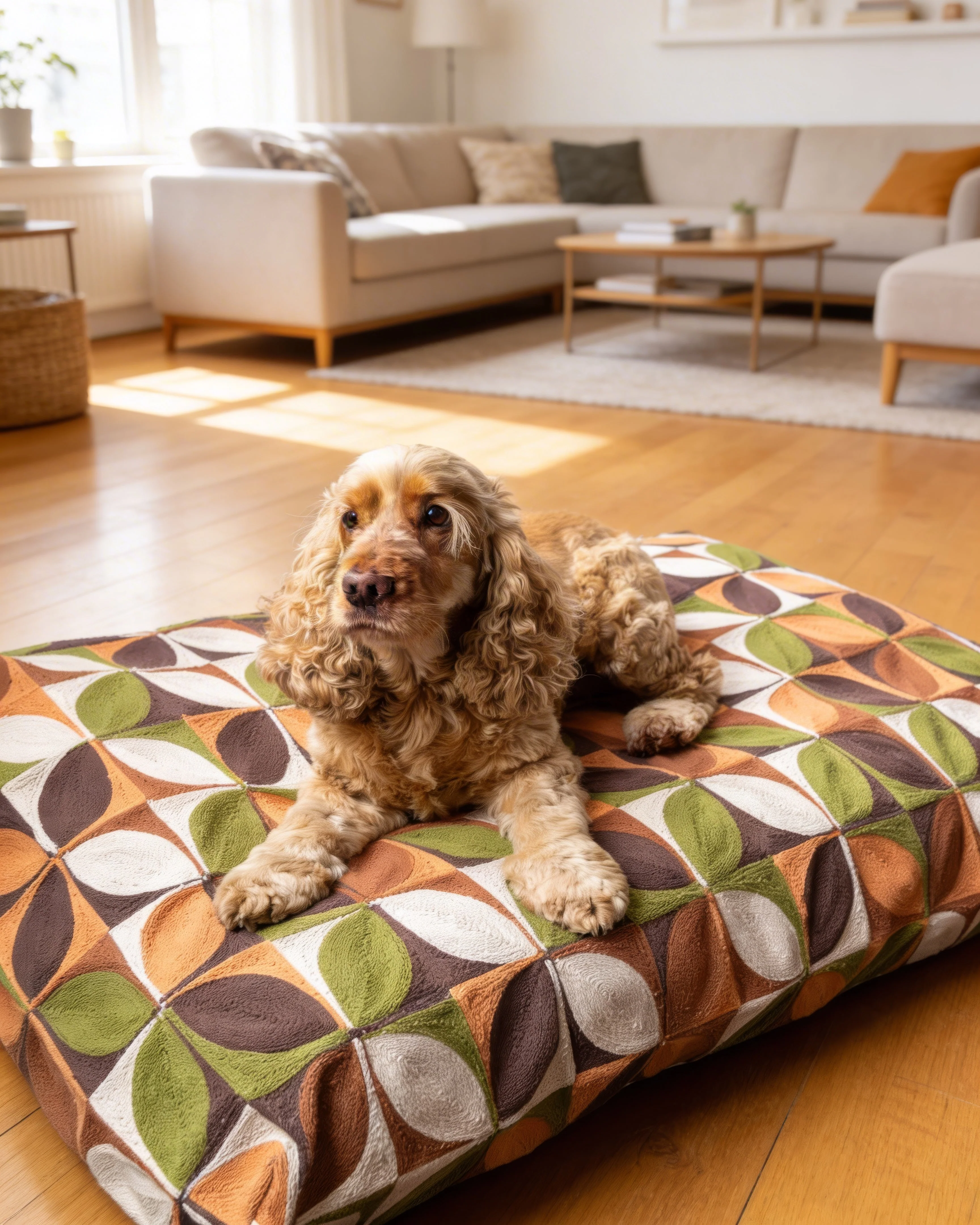 Reese Organic Cotton Dog Bed