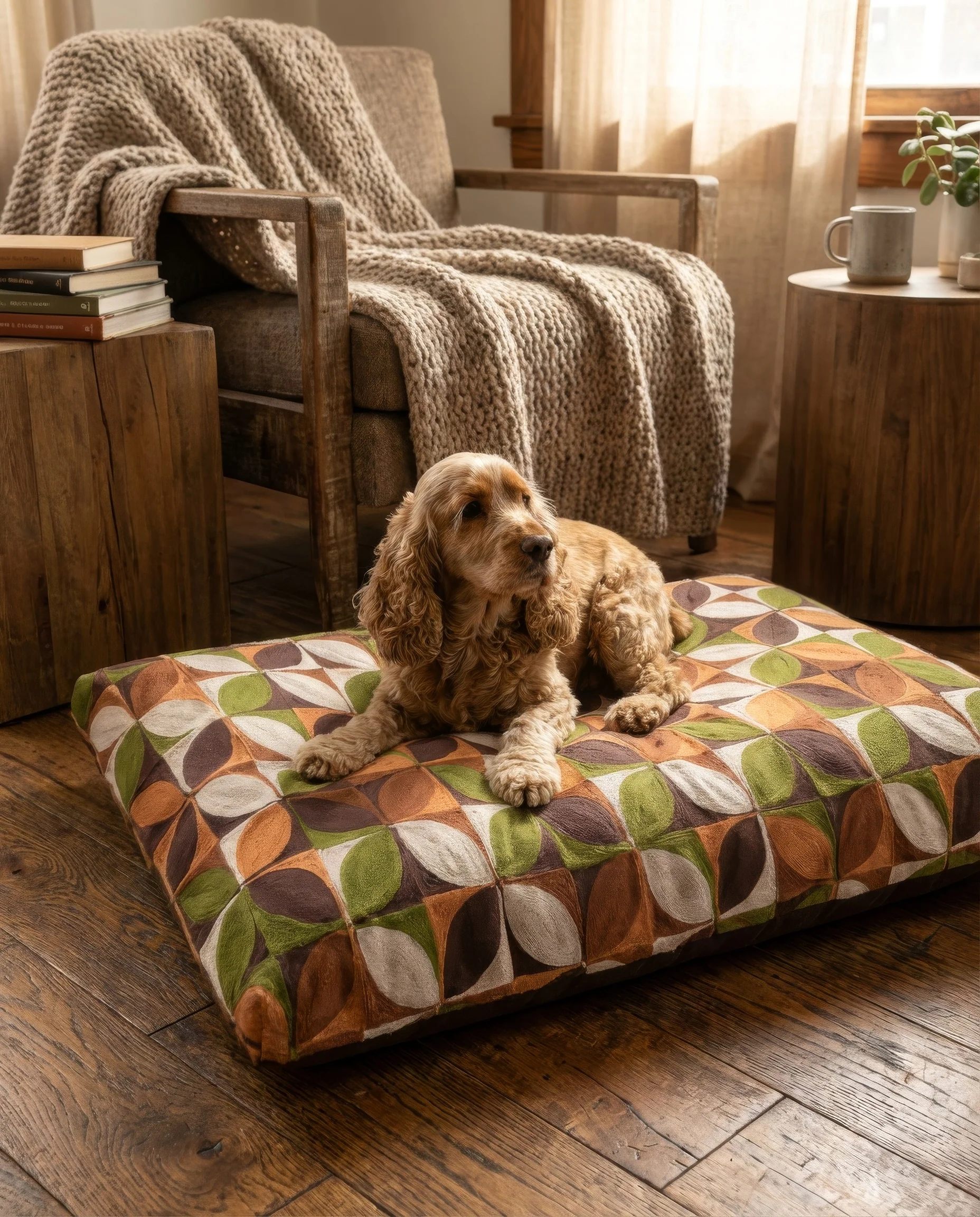 Reese Organic Cotton Dog Bed - Image 4