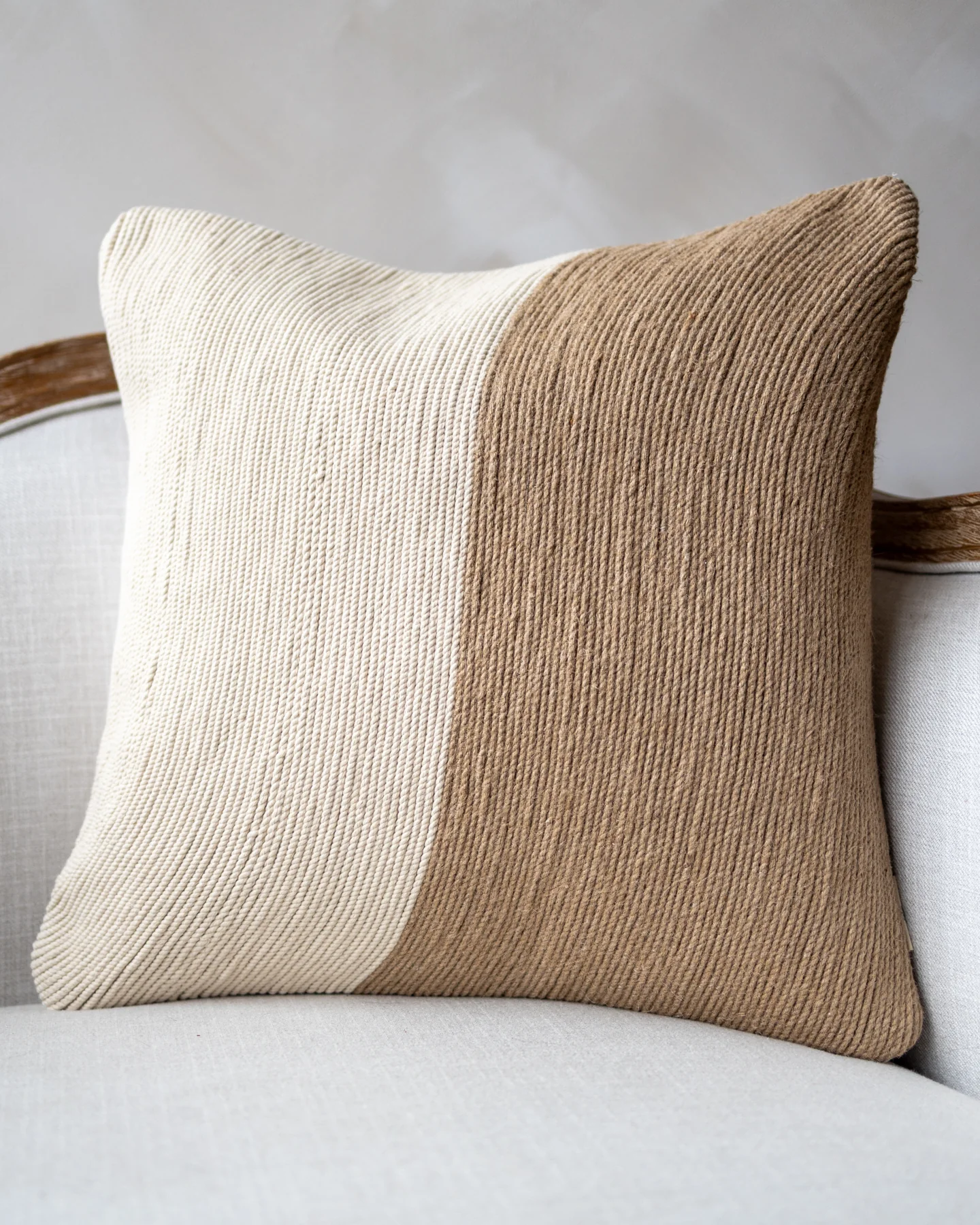 Romy Cotton & Jute Throw Pillow