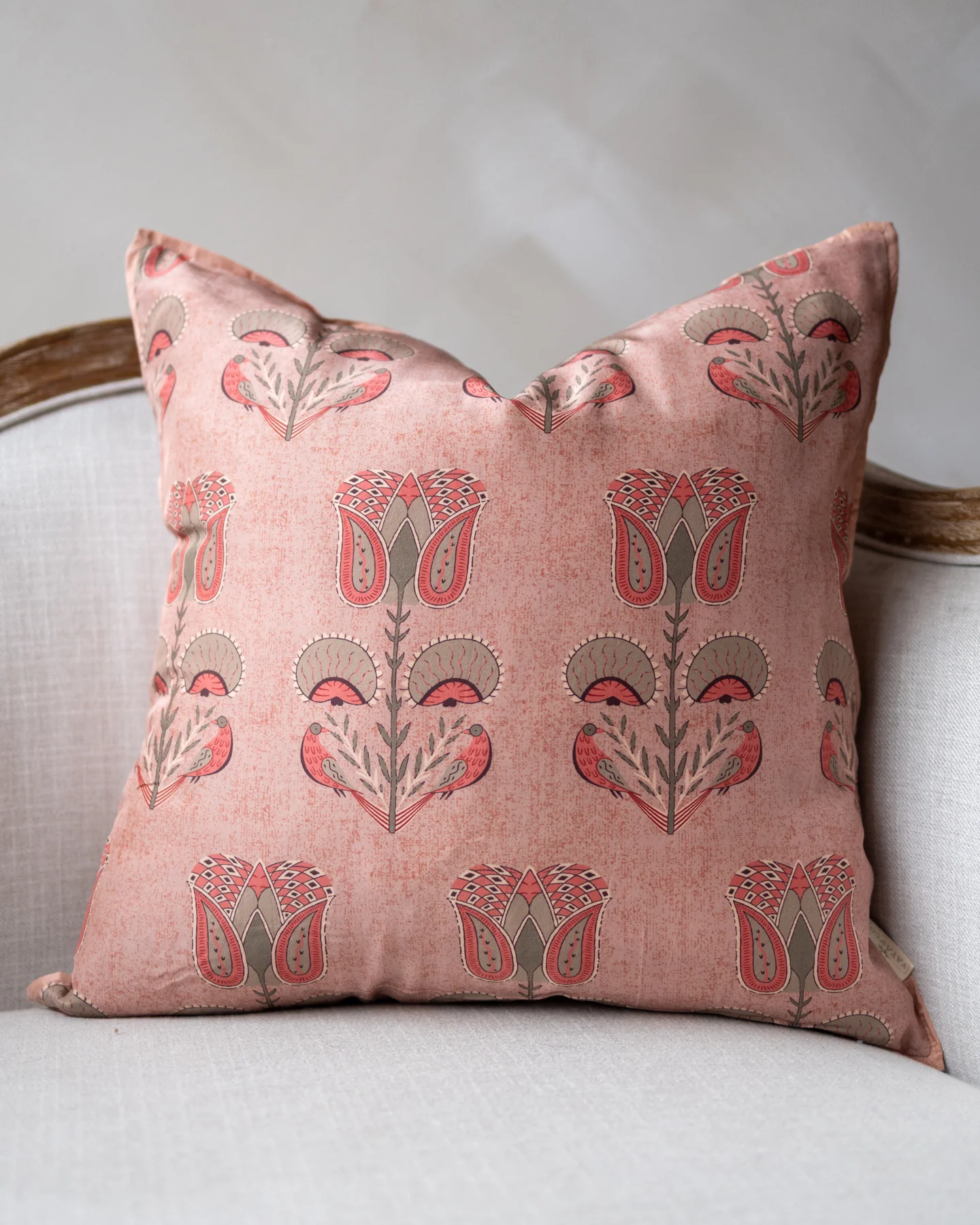 Sherry Organic Silk Throw Pillow